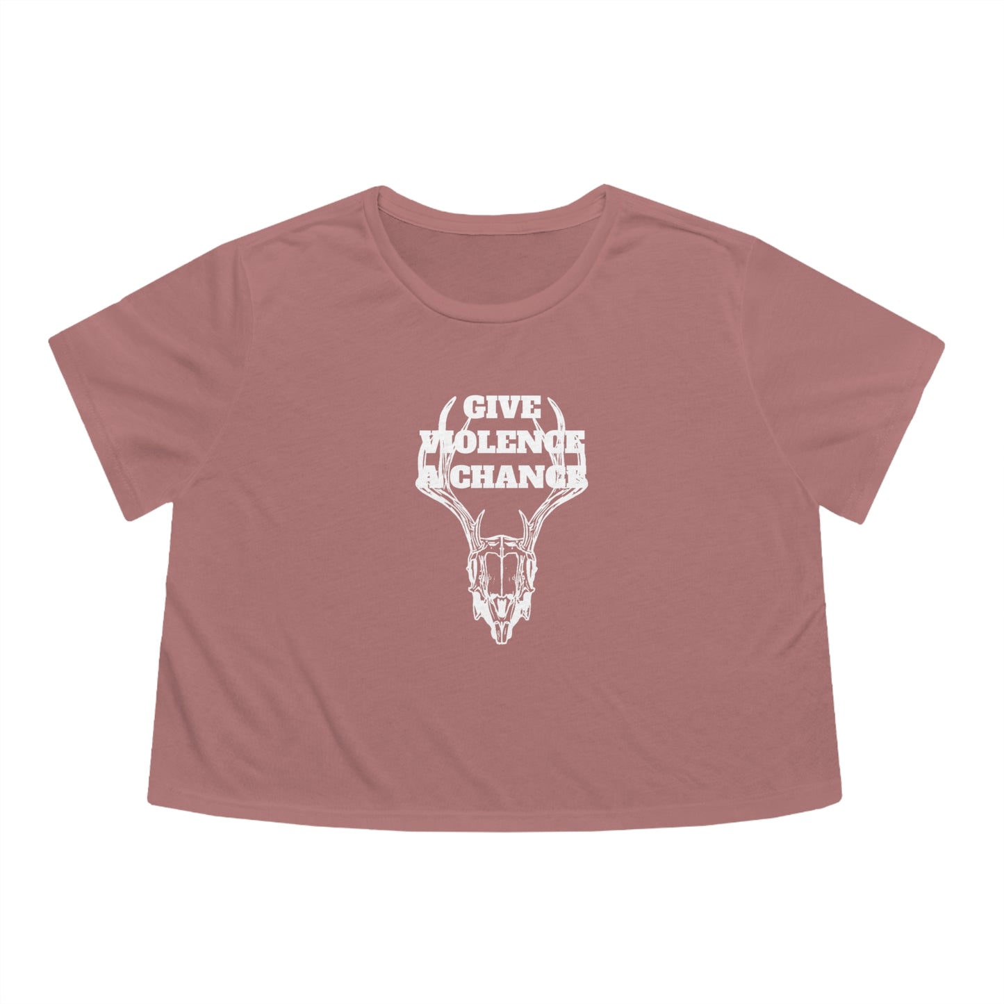Women's Violence Flowy Cropped Tee
