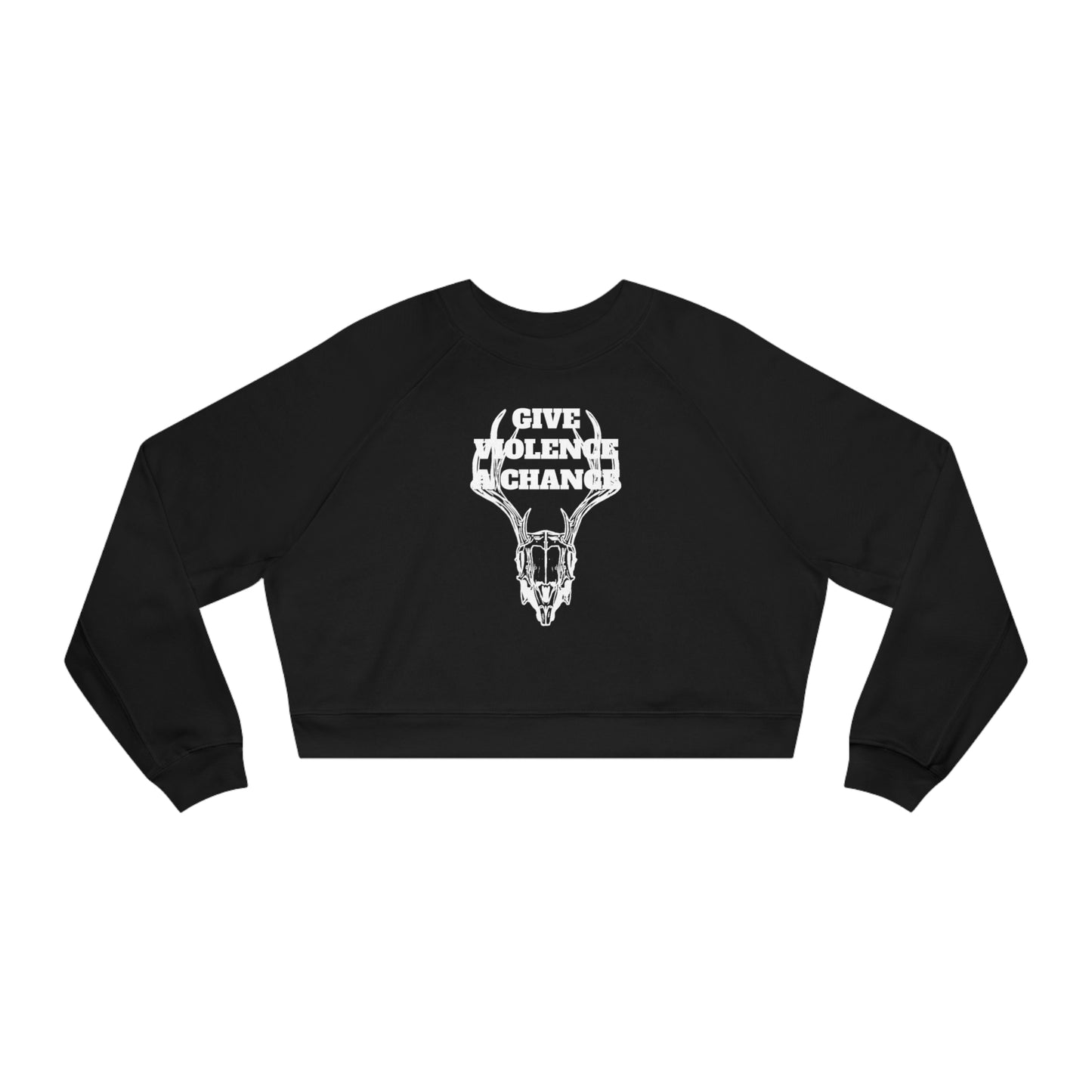 Women's Violence Cropped Fleece Pullover