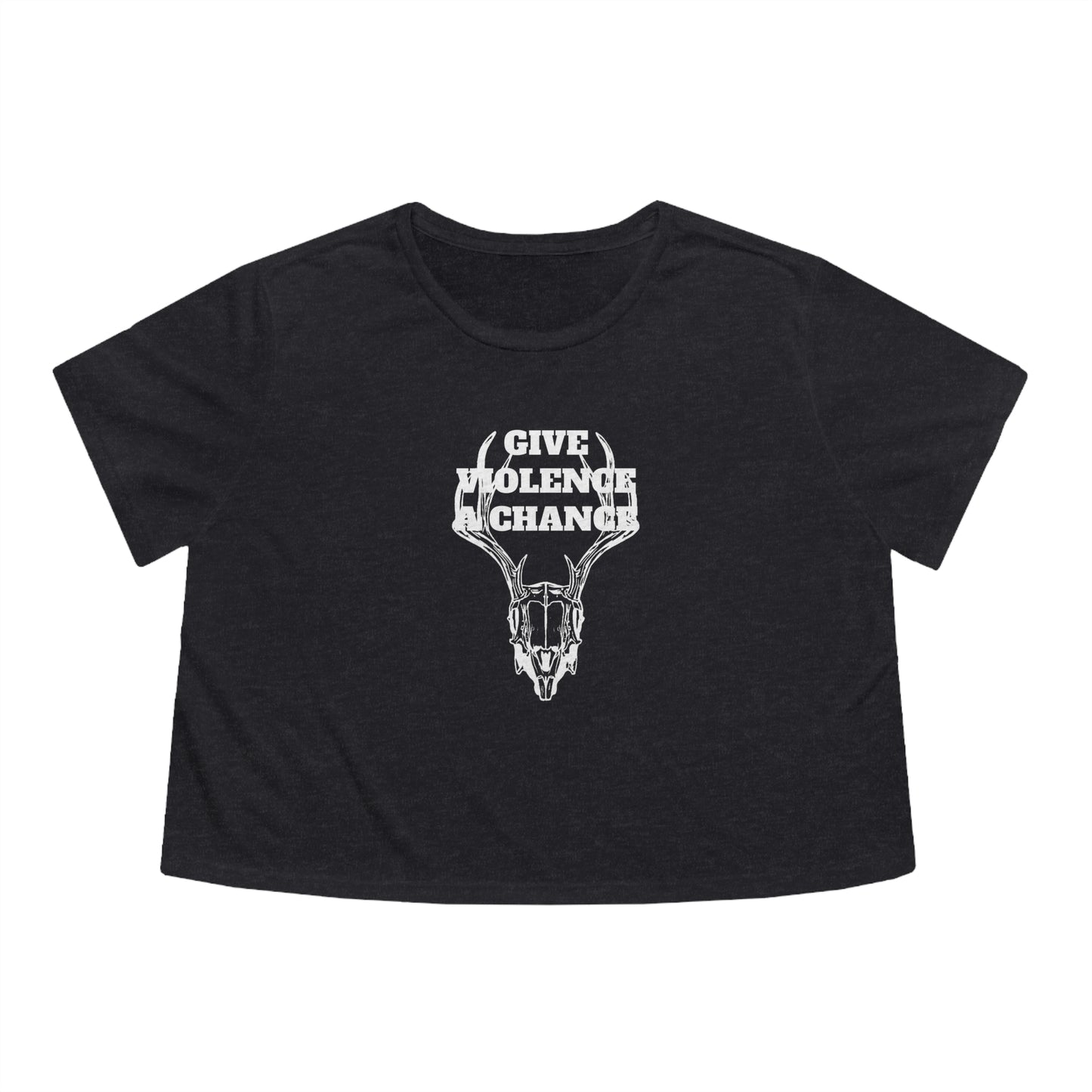 Women's Violence Flowy Cropped Tee