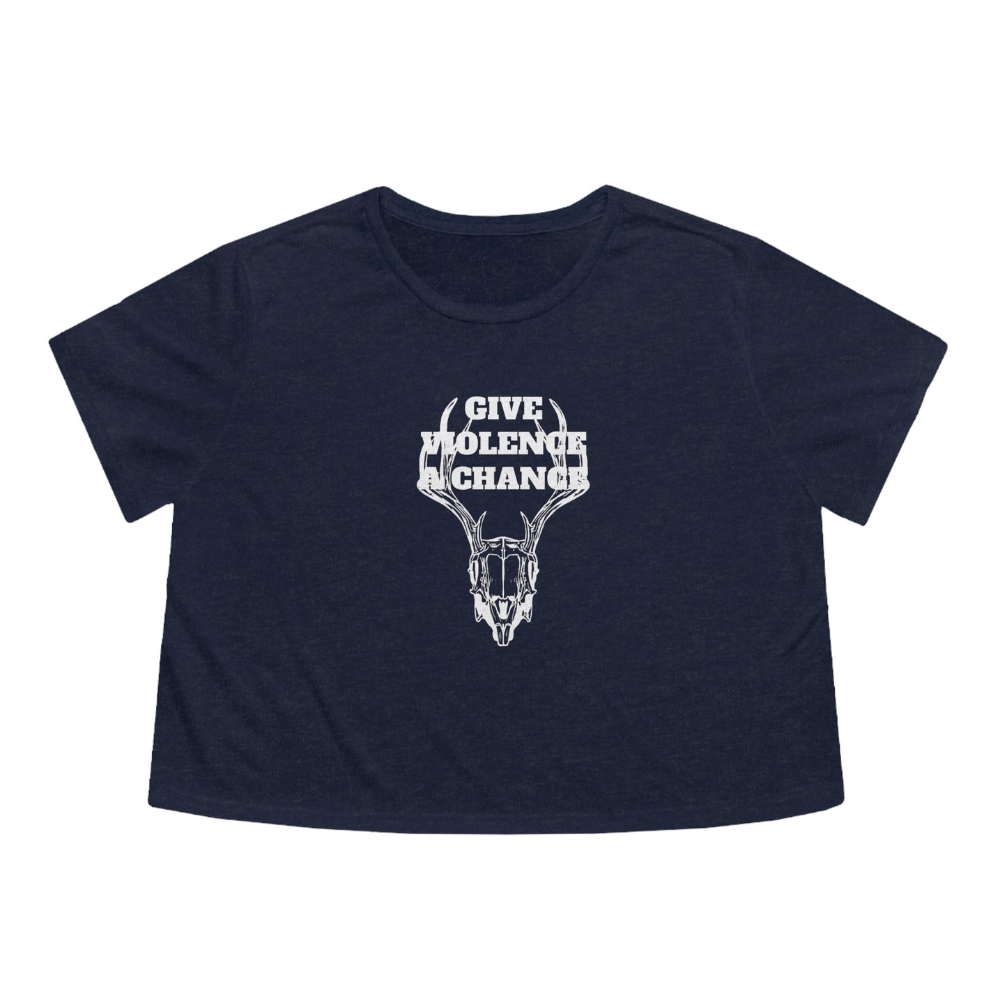 Women's Violence Flowy Cropped Tee