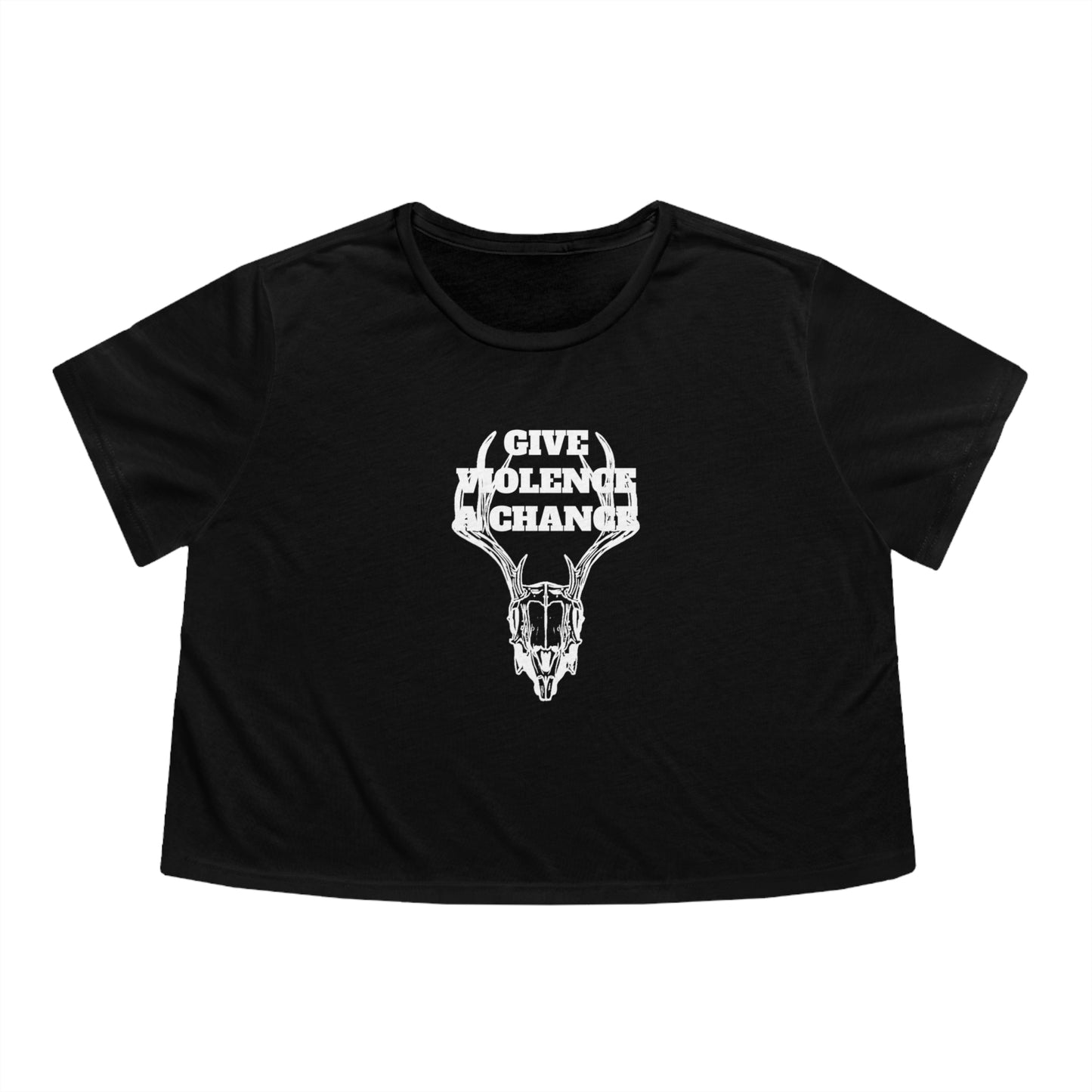 Women's Violence Flowy Cropped Tee