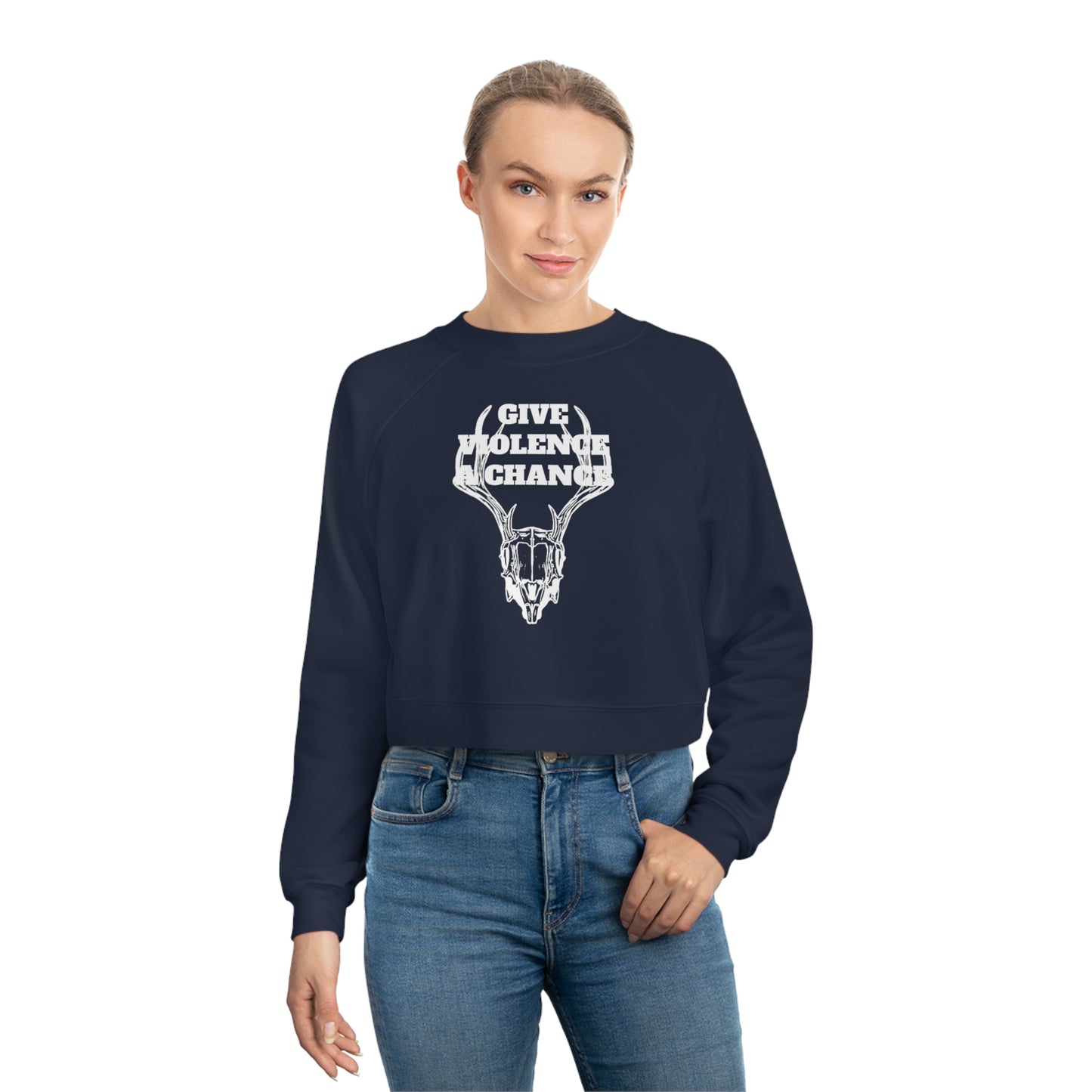Women's Violence Cropped Fleece Pullover