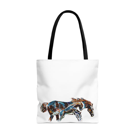 Neon Mare and Foal Tote